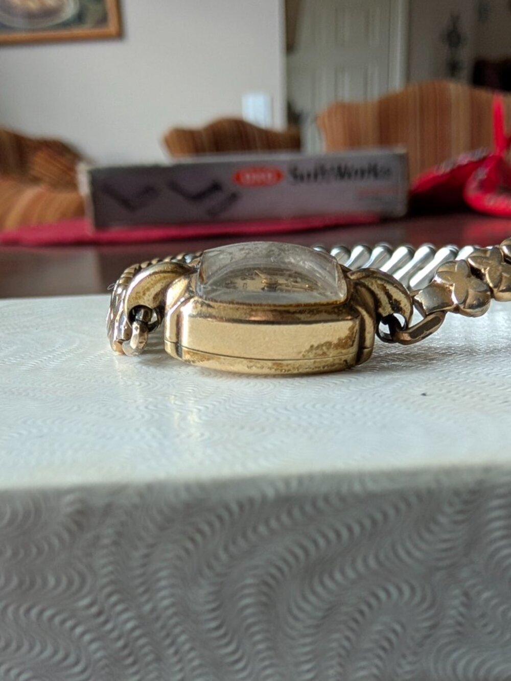 Vintage Hamilton Ladies Watch 14K Gold Filled Art Deco Mechanical Bracelet - Picture 5 of 16